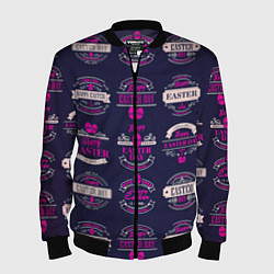 Бомбер мужской Easter pink, цвет: 3D-черный