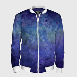 Мужской бомбер Абстракция - blue tunnel