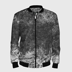 Мужской бомбер Абстракция - grey and white wall with cracks