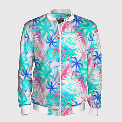 Мужской бомбер Palm blue light blue