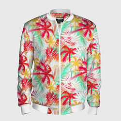 Мужской бомбер Palm red yellow