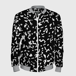 Мужской бомбер Черный камуфляж