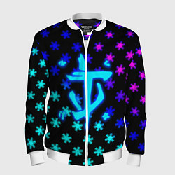 Мужской бомбер Doom winter neon