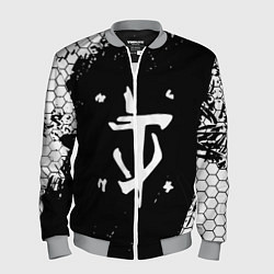 Мужской бомбер Doom соты краски