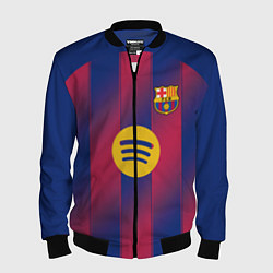 Бомбер мужской Ламин Ямаль, Барселона домашняя форма 2025 2026, цвет: 3D-черный