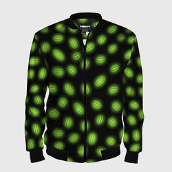 Мужской бомбер Неоновые бактерии