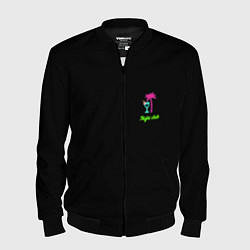 Мужской бомбер Night club neon