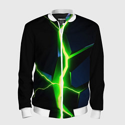 Мужской бомбер Neon green glow