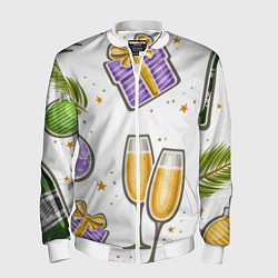 Мужской бомбер Новогодний вайб