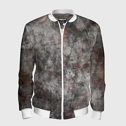 Мужской бомбер Абстракция - gray stone