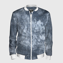 Мужской бомбер Абстракция - gray-blue