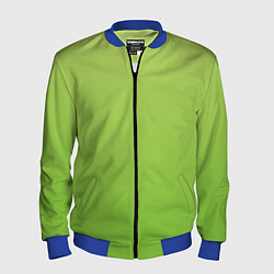 Мужской бомбер Color lime green