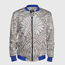 Мужской бомбер Вензельные цветы