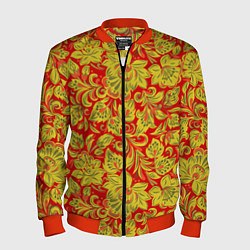 Мужской бомбер Хохлома