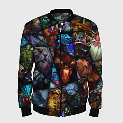 Бомбер мужской Dota 2: All Pick, цвет: 3D-черный