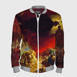 Мужской бомбер Брюллов Последний день Помпеи