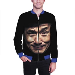 Бомбер мужской Джеки Чан, цвет: 3D-синий — фото 2