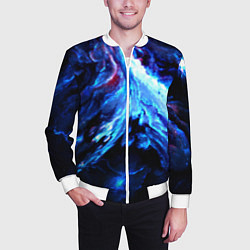 Бомбер мужской Космос, цвет: 3D-белый — фото 2