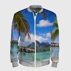 Бомбер мужской Бора-Бора, цвет: 3D-меланж