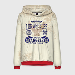 Толстовка-худи мужская Moto t-shirt 1, цвет: 3D-красный