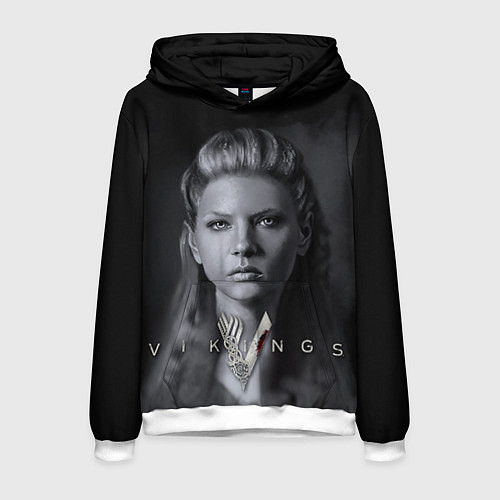 Мужская толстовка Vikings: Ladgerda / 3D-Белый – фото 1