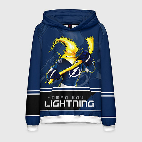 Мужская толстовка Bay Lightning / 3D-Белый – фото 1