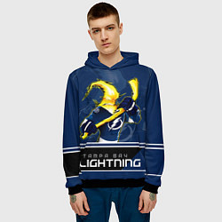 Толстовка-худи мужская Bay Lightning цвета 3D-черный — фото 2