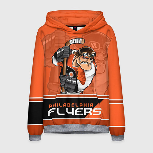 Мужская толстовка Philadelphia Flyers / 3D-Меланж – фото 1