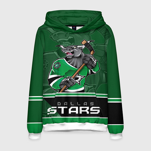 Мужская толстовка Dallas Stars / 3D-Белый – фото 1