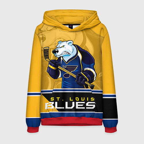 Мужская толстовка St. Louis Blues / 3D-Красный – фото 1