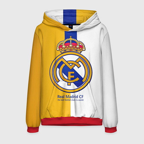 Мужская толстовка Real Madrid CF / 3D-Красный – фото 1