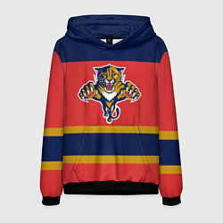 Толстовка-худи мужская Florida Panthers, цвет: 3D-черный