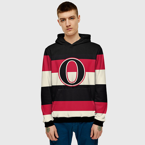 Мужская толстовка Ottawa Senators O / 3D-Черный – фото 3