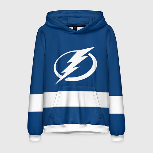 Мужская толстовка Tampa Bay Lightning / 3D-Белый – фото 1