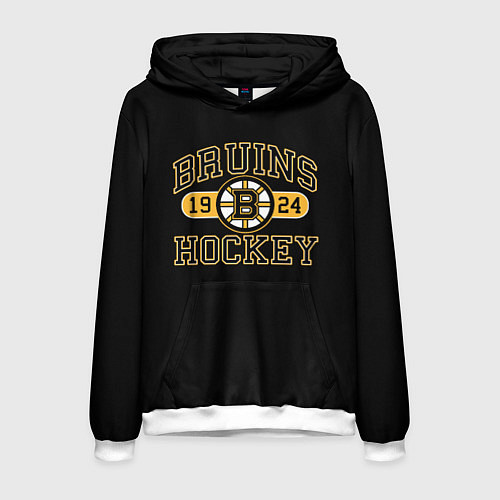 Мужская толстовка Boston Bruins: Est.1924 / 3D-Белый – фото 1