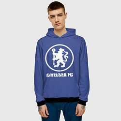 Толстовка-худи мужская Chelsea FC, цвет: 3D-черный — фото 2