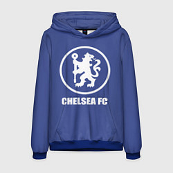 Толстовка-худи мужская Chelsea FC, цвет: 3D-синий