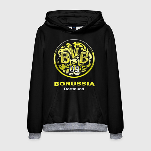 Мужская толстовка Borussia Dortmund / 3D-Меланж – фото 1