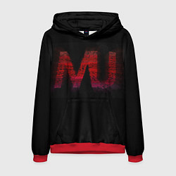 Толстовка-худи мужская Manchester United team, цвет: 3D-красный