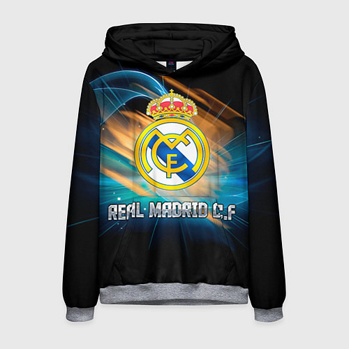 Мужская толстовка Real Madrid / 3D-Меланж – фото 1