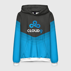 Толстовка-худи мужская Cloud 9 Uniform, цвет: 3D-белый