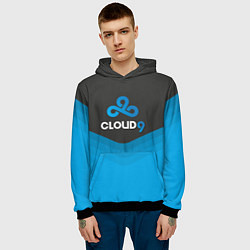 Толстовка-худи мужская Cloud 9 Uniform, цвет: 3D-черный — фото 2