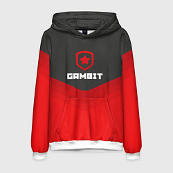 Толстовка-худи мужская Gambit Gaming Uniform, цвет: 3D-белый