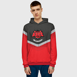 Толстовка-худи мужская HellRaisers Uniform, цвет: 3D-красный — фото 2