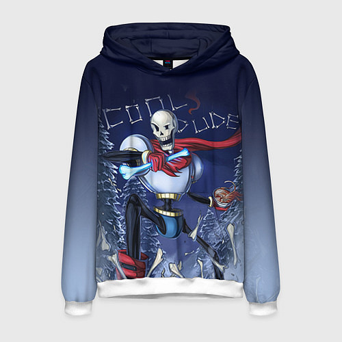 Мужская толстовка Papyrus / 3D-Белый – фото 1