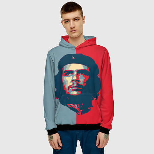 Мужская толстовка Che Guevara / 3D-Черный – фото 3