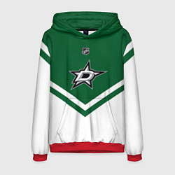 Толстовка-худи мужская NHL: Dallas Stars, цвет: 3D-красный