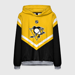 Толстовка-худи мужская NHL: Pittsburgh Penguins, цвет: 3D-меланж