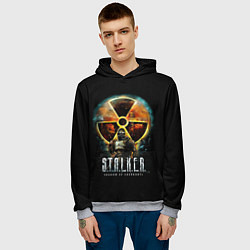 Толстовка-худи мужская STALKER: Shadow of Chernobyl, цвет: 3D-меланж — фото 2