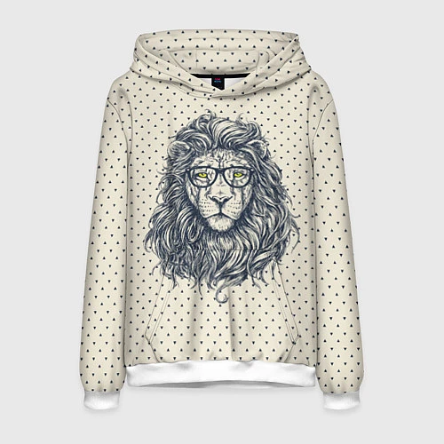 Мужская толстовка SWAG Lion / 3D-Белый – фото 1